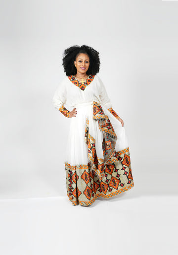 Ethiopian traditional dress - Shop Kemis